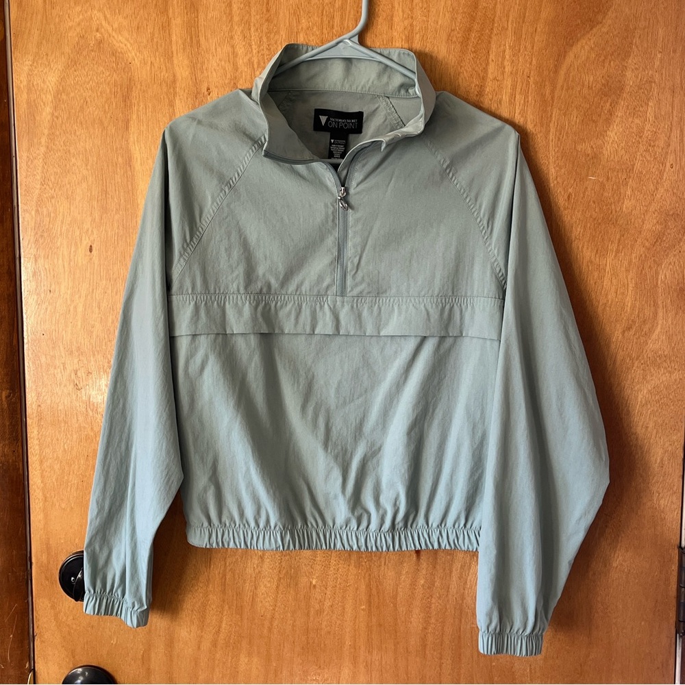 Victoria's Secret On Point Women’s Quarter-Zip Parachute Windbreaker Size XS
